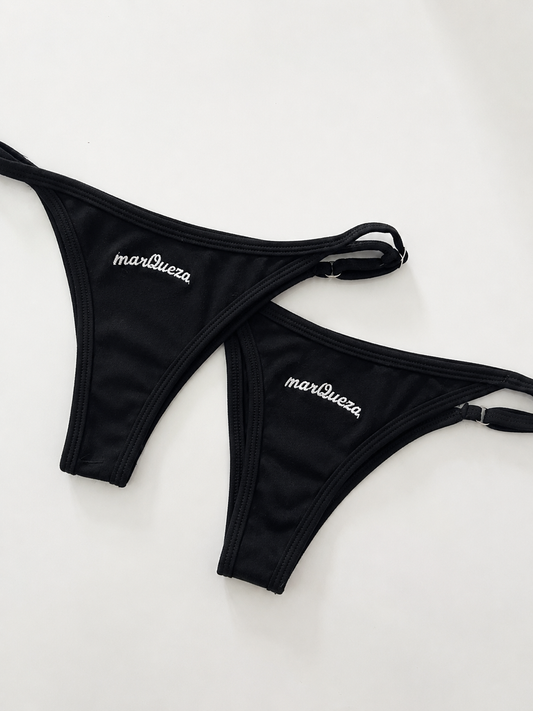 PACK BOMBIS ALGODON NEGRAS REGULABLES